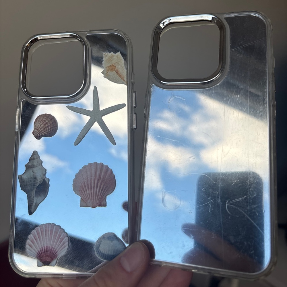 Mirror Seashell Phone Cases